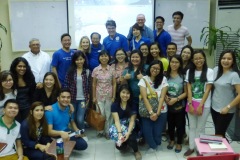 NSVI group after lectures at Southwestern University